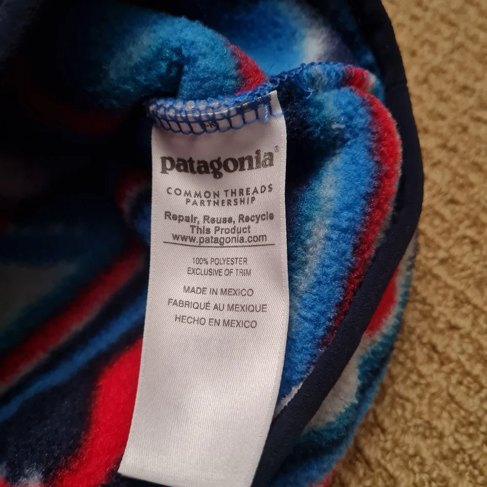 Patagonia Lightweight Synchilla Snap-T Fleece Pullover Delta Navy Blue Men's S - Picture 12 of 16